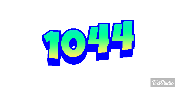 1044 Text effect