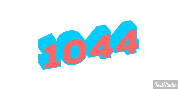 1044 Text effect