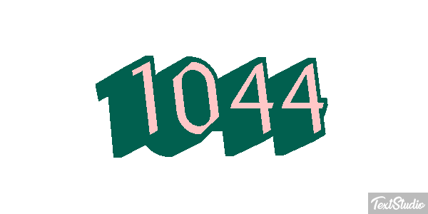 1044 Text effect