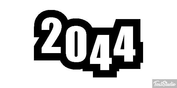2044 Efeito do texto