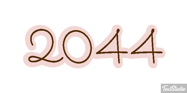 2044 Efeito do texto