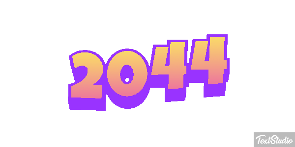 2044 Efeito do texto