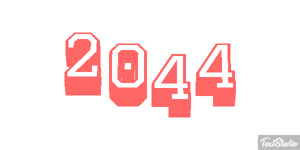 2044 Efeito do texto