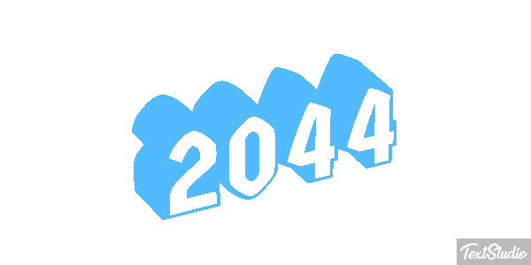 2044 Efeito do texto