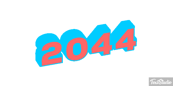 2044 Efeito do texto