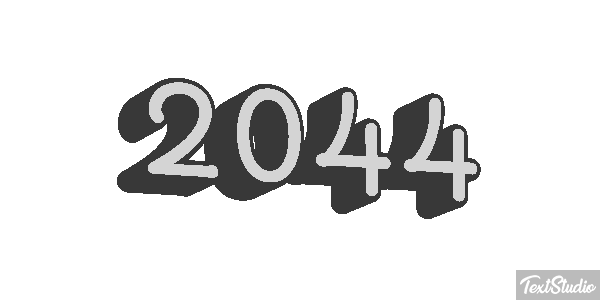 2044 Efeito do texto