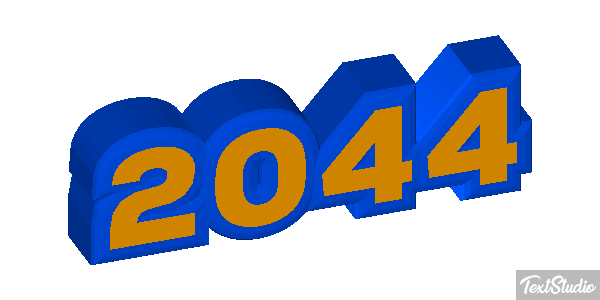 2044 Efeito do texto