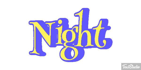 Night Effetto testo