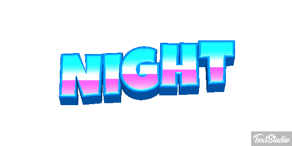 Night Effetto testo