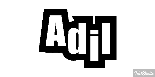 Adil Text effect
