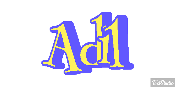 Adil Text effect