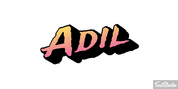 Adil Text effect