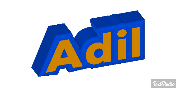 Adil Text effect