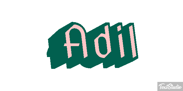 Adil Text effect