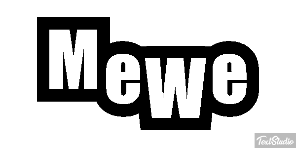 MeWe Efecto de texto