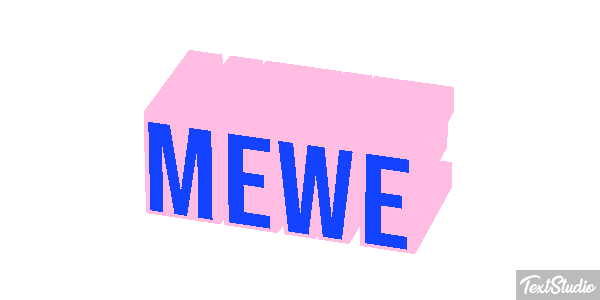 MeWe Efecto de texto