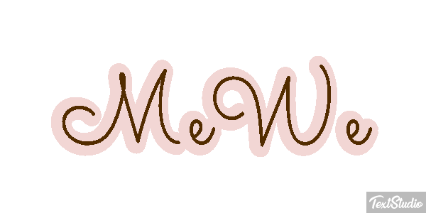 MeWe Efecto de texto