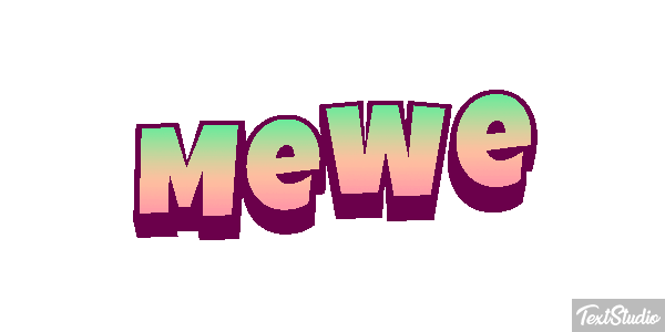 MeWe Efecto de texto