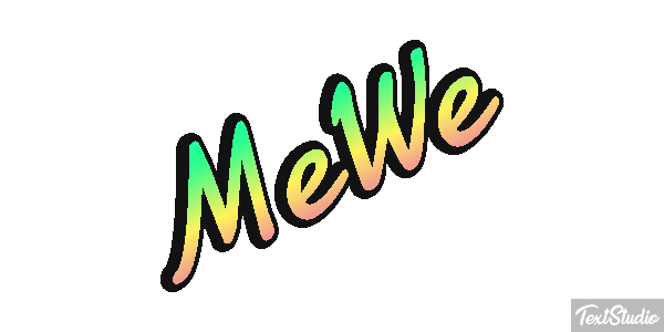 MeWe Efecto de texto