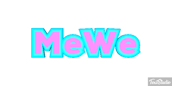 MeWe Efecto de texto