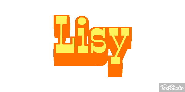 Lisy Efekt tekstowy
