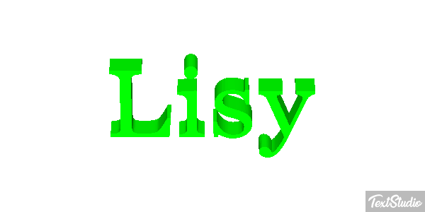 Lisy Efekt tekstowy