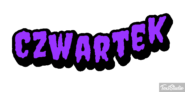 Czwartek Efekt tekstowy