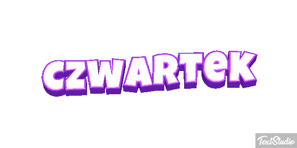 Czwartek Efekt tekstowy
