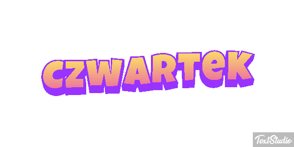 Czwartek Efekt tekstowy