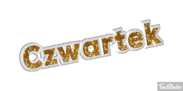 Czwartek Efekt tekstowy