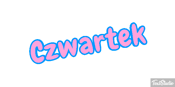 Czwartek Efekt tekstowy