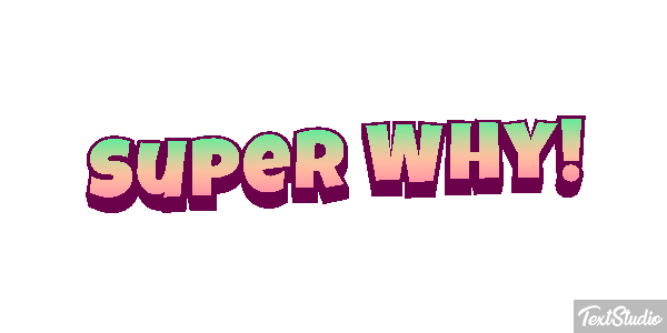 Super Why! Effetto testo