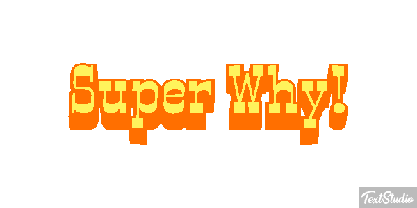 Super Why! Effetto testo