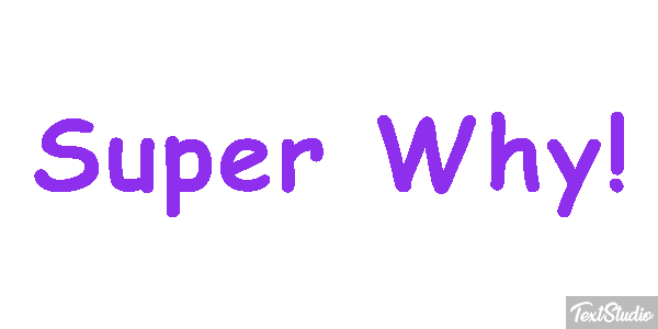 Super Why! Effetto testo