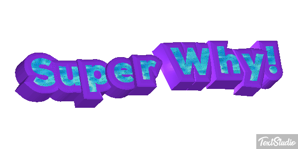 Super Why! Effetto testo