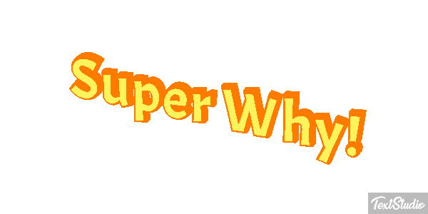 Super Why! Effetto testo