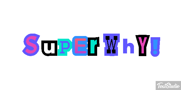 Super Why! Effetto testo