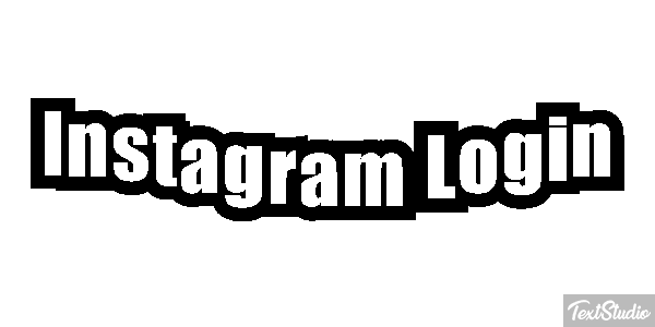 Instagram Login Text effect