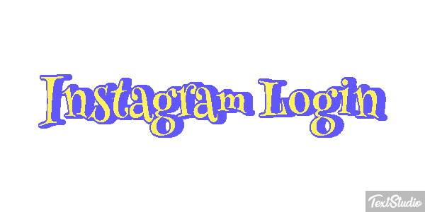Instagram Login Text effect