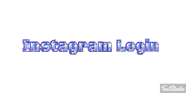 Instagram Login Text effect