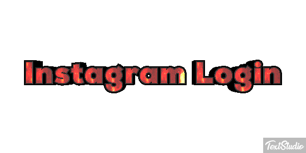 Instagram Login Text effect