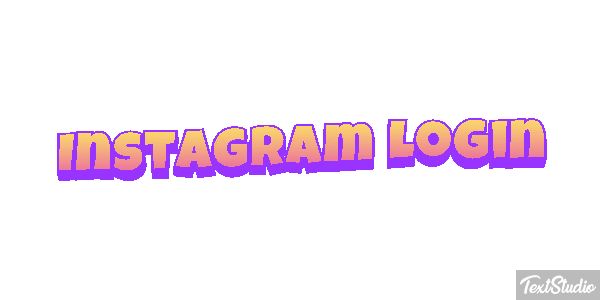 Instagram Login Text effect
