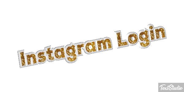 Instagram Login Text effect