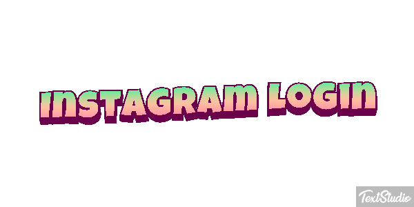 Instagram Login Text effect
