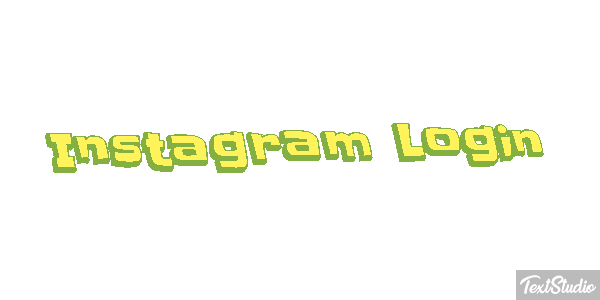 Instagram Login Text effect