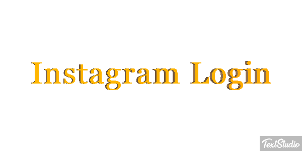 Instagram Login Text effect