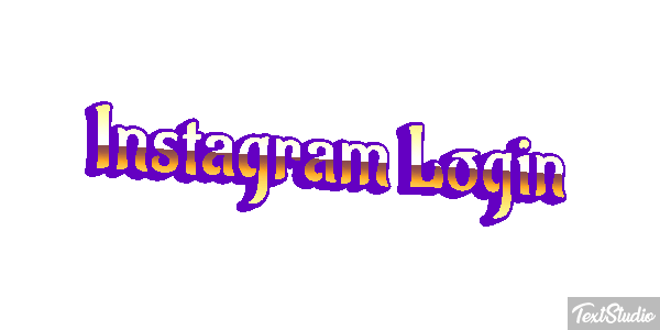 Instagram Login Text effect
