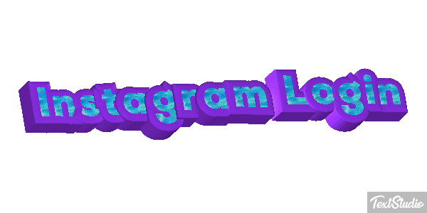 Instagram Login Text effect