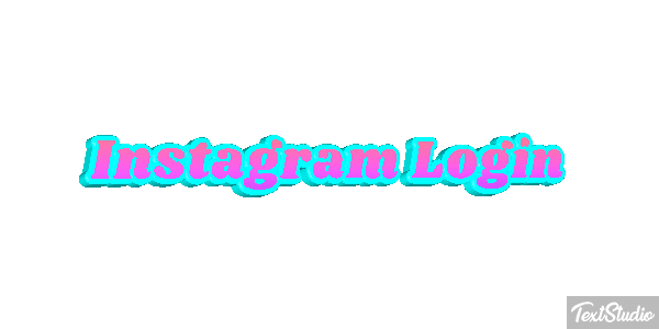 Instagram Login Text effect