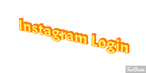 Instagram Login Text effect